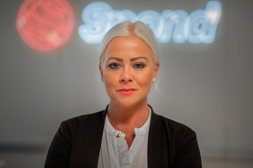 Sponds administrerende direktør Trine Falnes deler selskapets vekststrategi. Sponds administrerende direktør Trine Falnes deler selskapets vekststrategi.