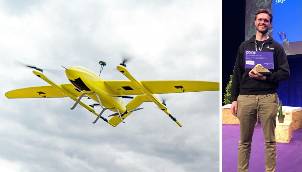 Drone startupen Aviant representerte NTNU på startup-konkuransen Stage Two i Berlin. Daglig leder Lars Erik Fagernæs kunne dra seirende tilbake til Trondheim Drone startupen Aviant representerte NTNU på startup-konkuransen Stage Two i Berlin. Daglig leder Lars Erik Fagernæs kunne dra seirende tilbake til Trondheim
