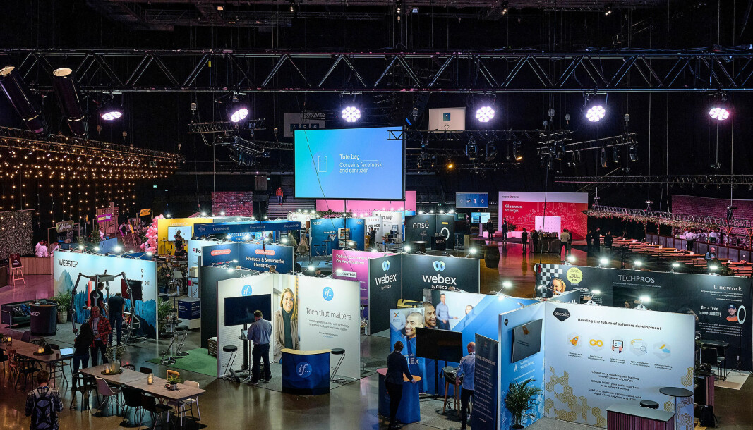 På Nordic Developer Conference som arrangeres i disse dager står selskapene tett i tett for å kapre utviklere På Nordic Developer Conference som arrangeres i disse dager står selskapene tett i tett for å kapre utviklere