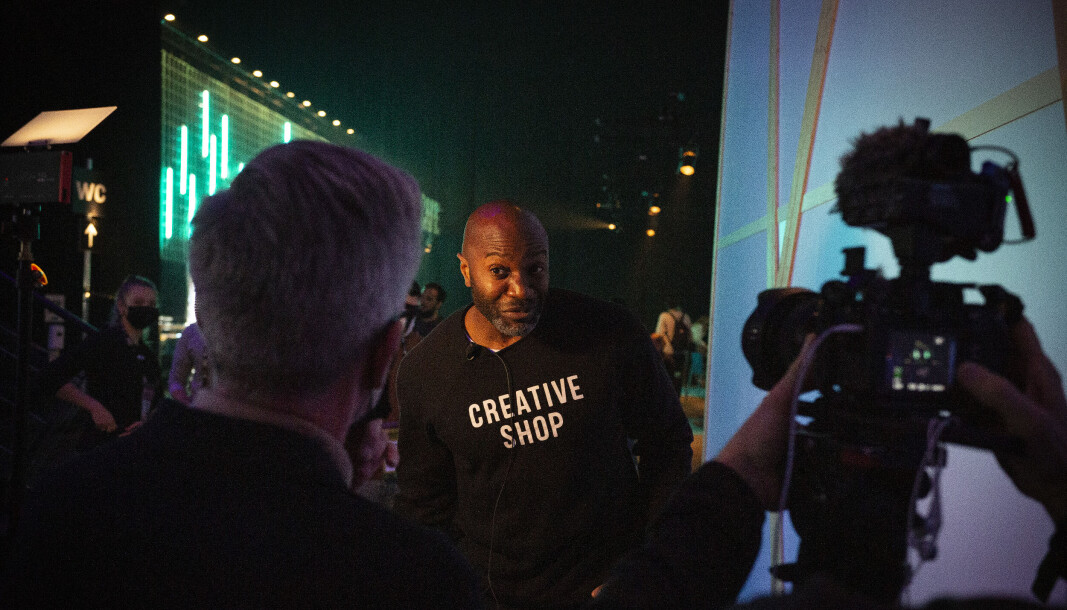 Ime Archibong er VP of New Experiments i Meta, og blant de mest populære på Slush-konferansen i Helsinki. Ime Archibong er VP of New Experiments i Meta, og blant de mest populære på Slush-konferansen i Helsinki.