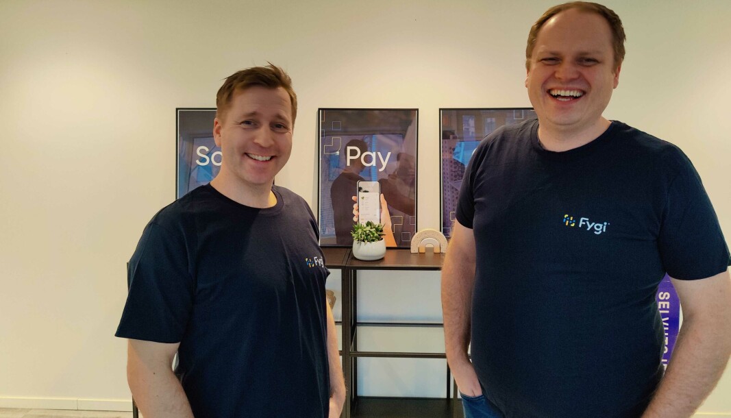 Daglig leder i Fygi Technologies, Amund Skaaden, og gründer av selskapet, Espen Lippert. Daglig leder i Fygi Technologies, Amund Skaaden, og gründer av selskapet, Espen Lippert.