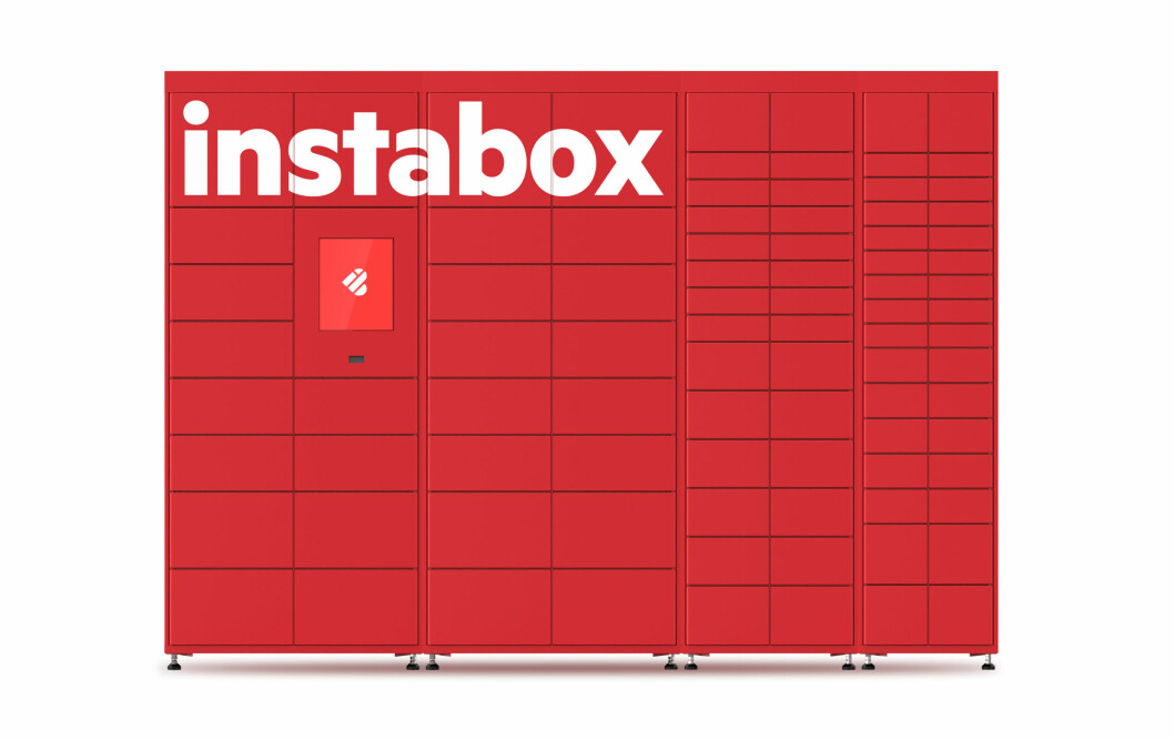 Pakkeskapene til Instabox er plassert rundt om i de nordiske landene.