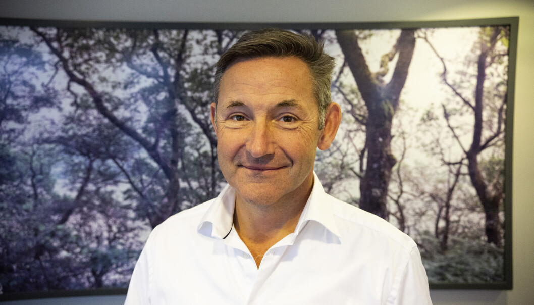 Erik Langaker fra Vestland Invest bestemte seg tidlig for å satse på Complai. Erik Langaker fra Vestland Invest bestemte seg tidlig for å satse på Complai.
