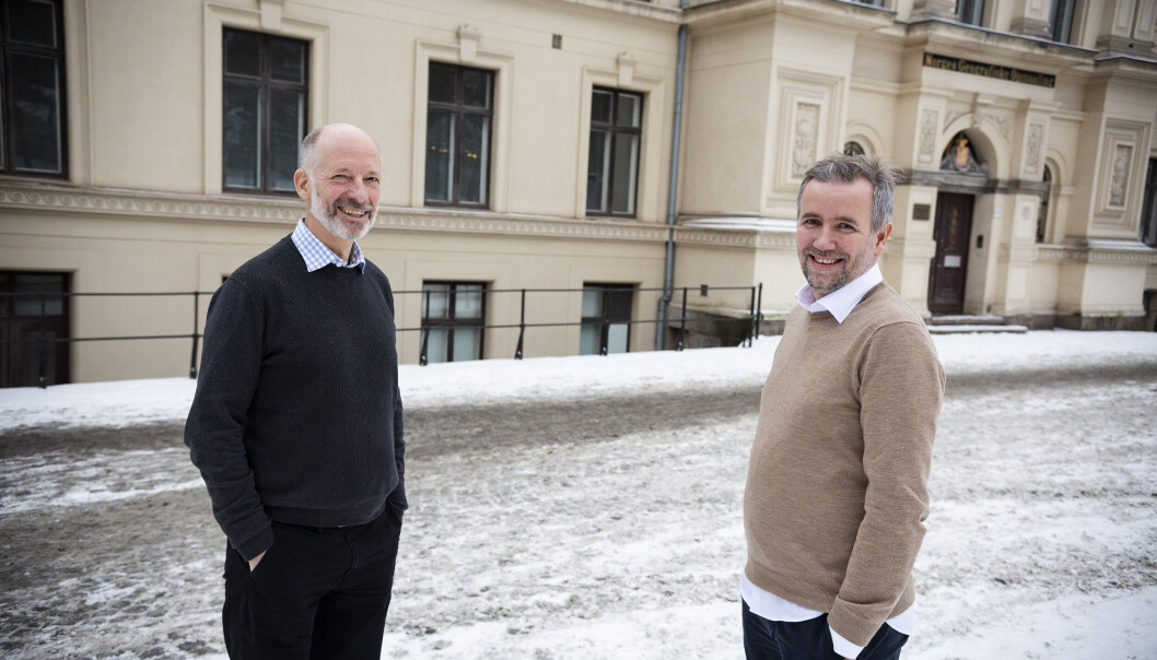 Jørgen Kadal og DNV, her med Kaare Helle, eier Complai sammen. Jørgen Kadal og DNV, her med Kaare Helle, eier Complai sammen.