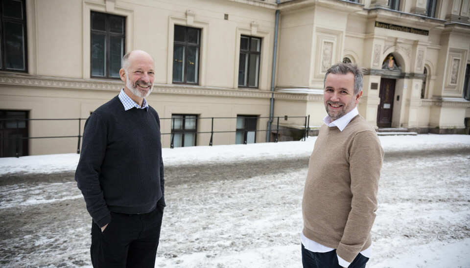 Jørgen Kadal og DNV, her med Kaare Helle, eier Complai sammen.