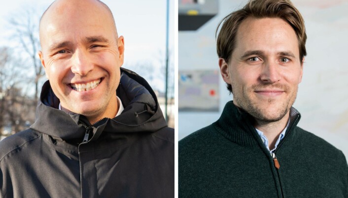 Lars Hafstad daglig leder i Perx (t.v.), Andreas Talseth, daglig leder i Kredd Lars Hafstad daglig leder i Perx (t.v.), Andreas Talseth, daglig leder i Kredd