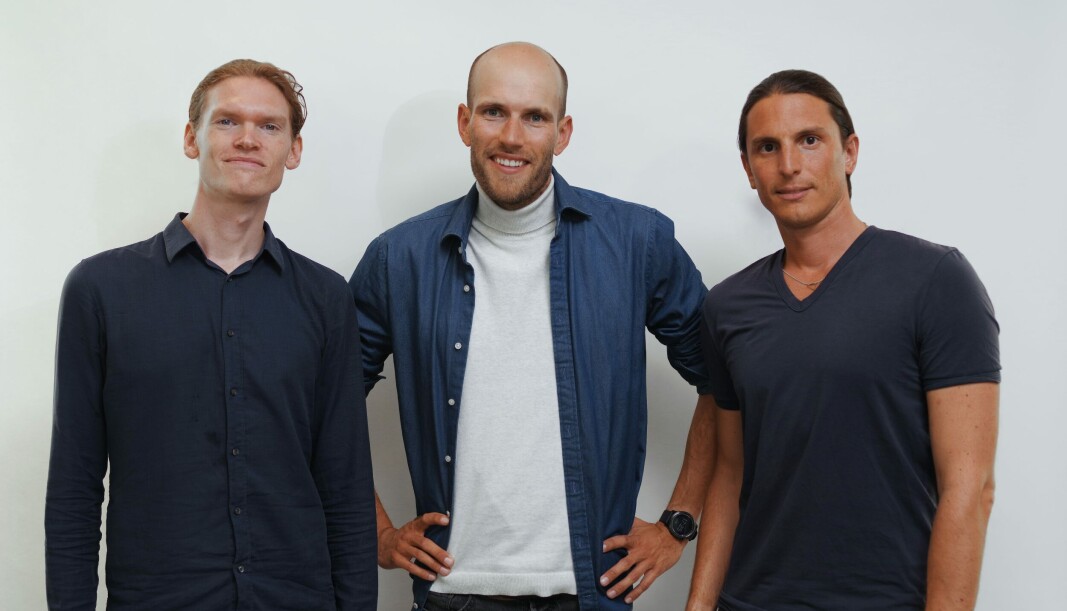 CTO Isak Buhl-Mortensen, CEO Wouter Merkestein og CPO Cristiano Coretti. CTO Isak Buhl-Mortensen, CEO Wouter Merkestein og CPO Cristiano Coretti.
