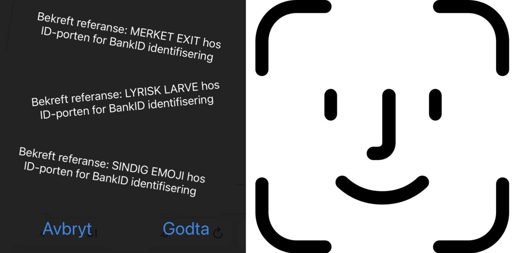 BankIDs kombinasjoner av adjektiv og substantiv har vært opphav til mye moro for brukerne, men å tilby innlogging med Face ID vil være betydelig effektivere. BankIDs kombinasjoner av adjektiv og substantiv har vært opphav til mye moro for brukerne, men å tilby innlogging med Face ID vil være betydelig effektivere.