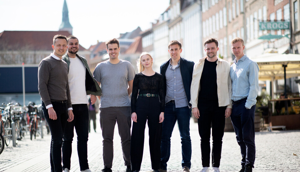 Dreamcraft team f.v: Jesper Søgaard, Daniel Mariussen, Magnus Marker, Line Aasen, Carsten Salling, Henrik Kristensen, Christian Kirk Rasmussen.