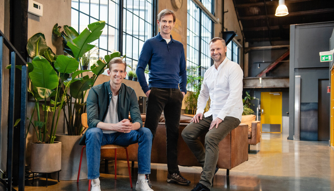 Espen Malmo, Jon Kåre Stene og Preben Songe-Møller i Skyfall Ventures.
