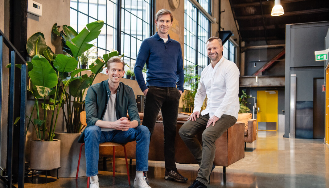 Espen Malmo, Jon Kåre Stene og Preben Songe-Møller i Skyfall Ventures. Espen Malmo, Jon Kåre Stene og Preben Songe-Møller i Skyfall Ventures.