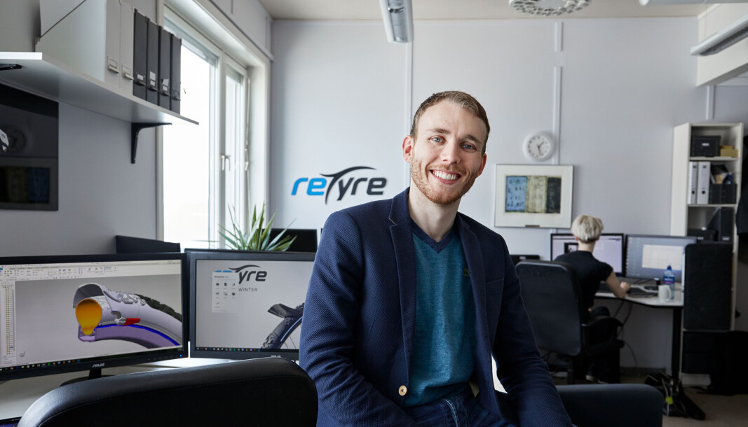 Paul Amundsen, CEO og gründer i reTyre. Paul Amundsen, CEO og gründer i reTyre.