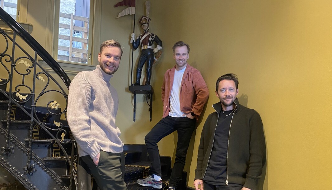 Morten Asbjørnsen (t.v.), Jørgen Berntson Aase og Thomas «Fingern» Gullestad Morten Asbjørnsen (t.v.), Jørgen Berntson Aase og Thomas «Fingern» Gullestad