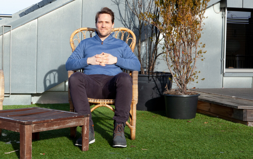 Hvilepause. Andreas Talseth har noen litt roligere uker mellom jobbene i Kredd og Vipps Hvilepause. Andreas Talseth har noen litt roligere uker mellom jobbene i Kredd og Vipps