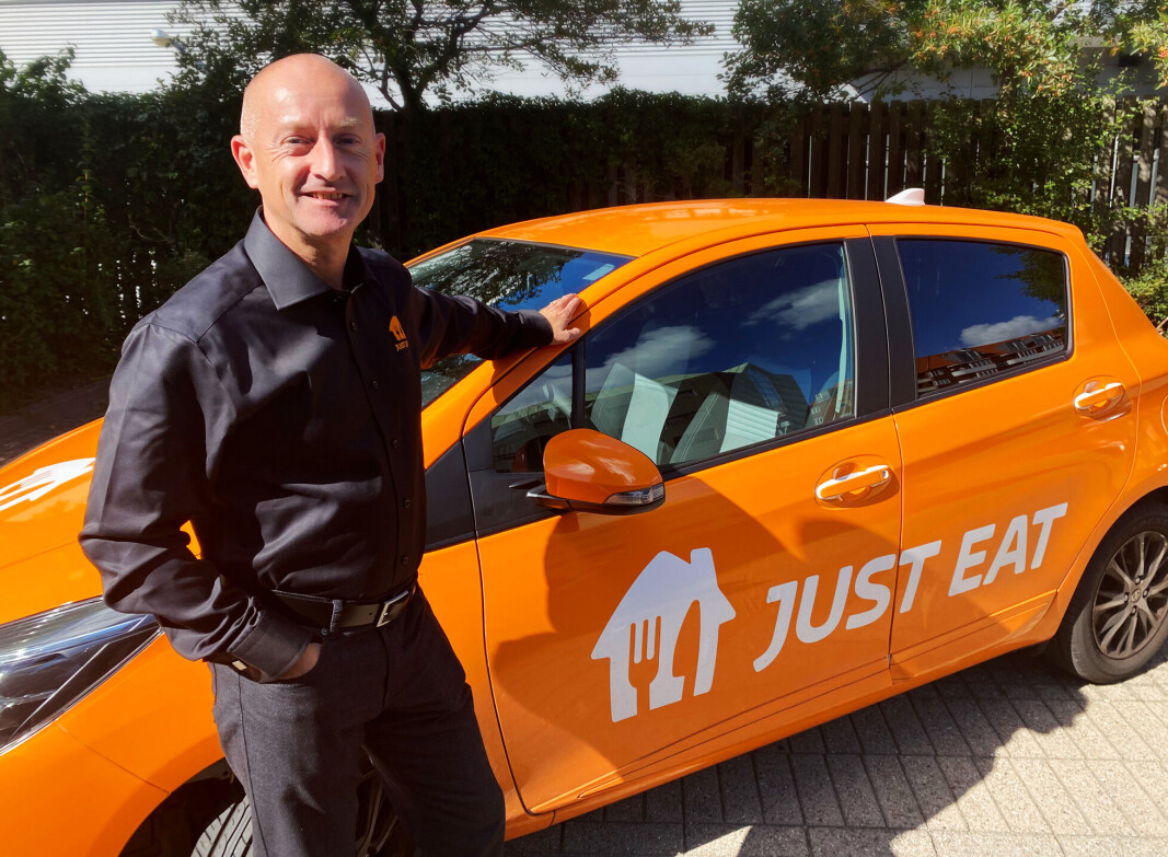 Administrerende direktør Carsten Boldt i Just Eat Norge legger ned virksomheten 1. april. Administrerende direktør Carsten Boldt i Just Eat Norge legger ned virksomheten 1. april.