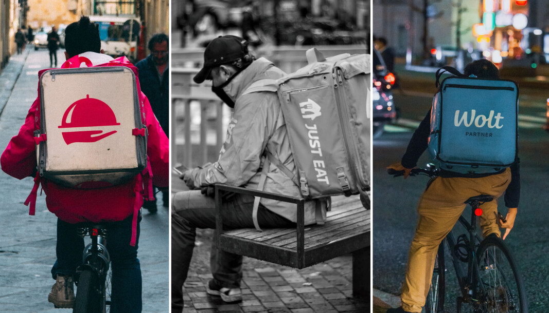 Foodora, Just Eat og Wolt var tre ledende aktører på lynrask hjemlevering av restaurantmat i Norge. Nå har Just Eat gitt seg i kampen på norske veier. Foodora, Just Eat og Wolt var tre ledende aktører på lynrask hjemlevering av restaurantmat i Norge. Nå har Just Eat gitt seg i kampen på norske veier.