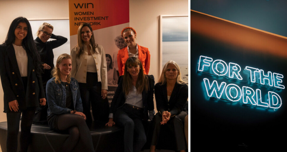 WIN-nettverket, her ved Estefania Lopez (til venstre), Marianne Hauknes, Elke Visschers, Angela R. Holter, Jeanette Grendahl, Rita Anson og Camilla Andersson, som er ny daglig leder.