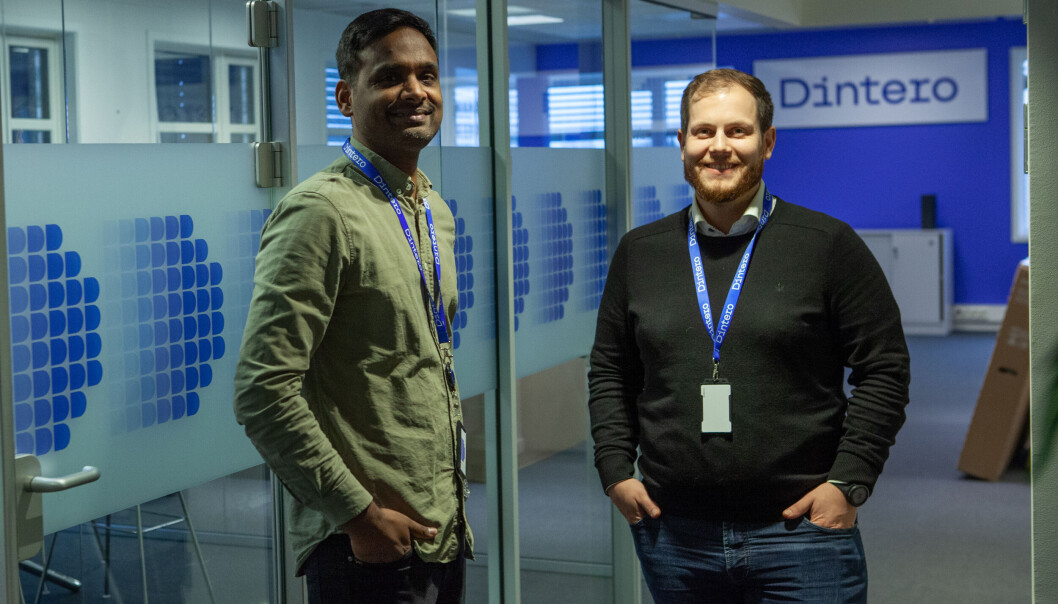 For Dintero-sjef Daro Navaratnam og growth manager Magnus Gleditsch gikk det meste riktig vei i 2021. For Dintero-sjef Daro Navaratnam og growth manager Magnus Gleditsch gikk det meste riktig vei i 2021.