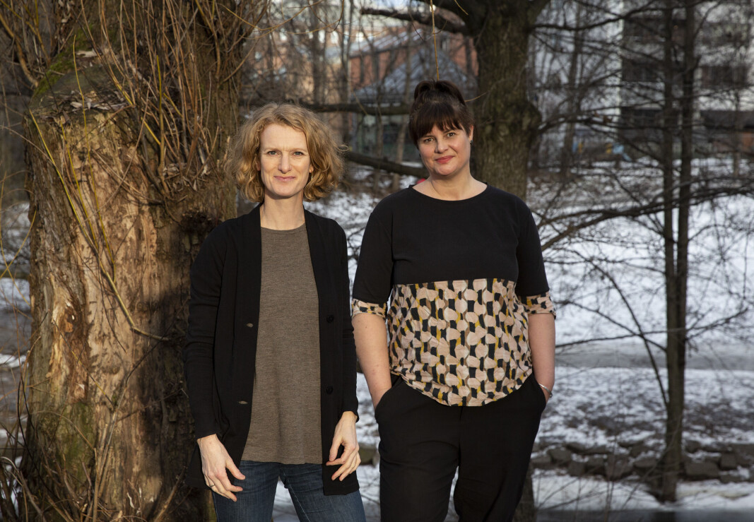 Randi Lillelatern og Kirsti Svenning i Historiebruket lager Shifter-podcasten Randi Lillelatern og Kirsti Svenning i Historiebruket lager Shifter-podcasten