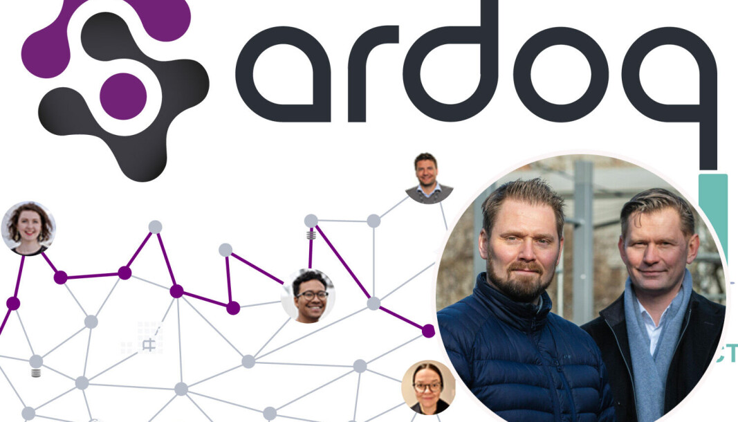 Daglig leder og gründer Erik Bakstad og styreleder Haakon Jensen i Ardoq. Daglig leder og gründer Erik Bakstad og styreleder Haakon Jensen i Ardoq.