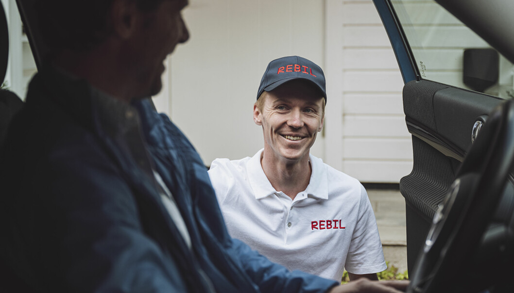 Daglig leder Kristian Melchior i Rebil har kommet godt i gang med sin tjeneste for kjøp og salg av bruktbil.