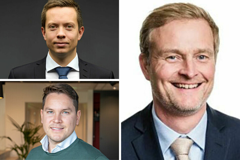 Magnus Vie Sundal, porteføljeforvalter i Borea Asset Management; Stefan Astroza, daglig leder i Cicero Consulting; og Jan Erik Gjerland, analytiker ABG Sundal Collier.