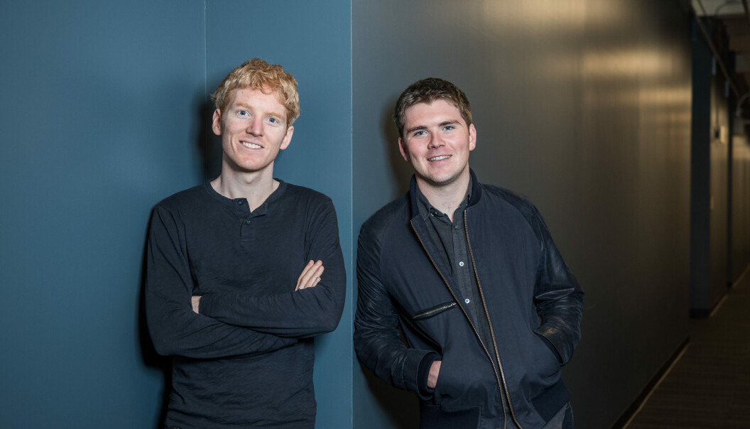 Brødrene Patrick og John Collison, gründere av Stripe, Brødrene Patrick og John Collison, gründere av Stripe,
