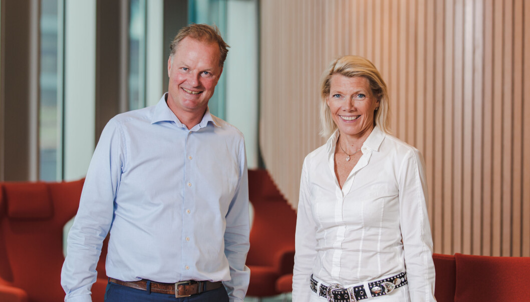 Adm. dir. i Sbanken, Øyvind Thomassen og konsernsjef Kjerstin Braathen i DNB. Adm. dir. i Sbanken, Øyvind Thomassen og konsernsjef Kjerstin Braathen i DNB.