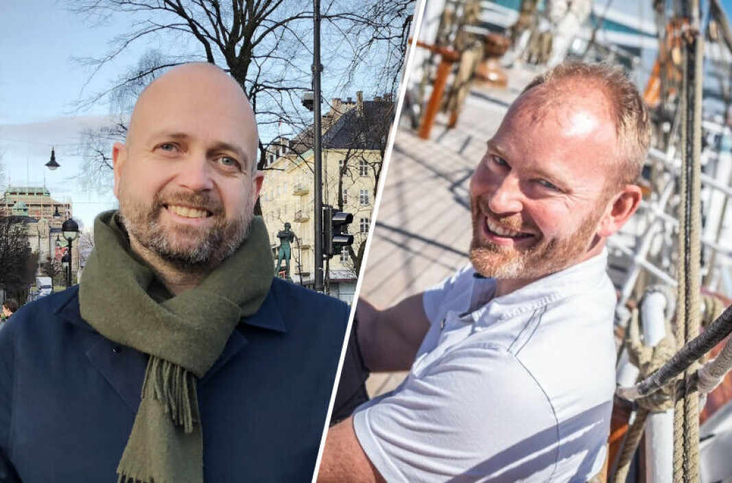 Medgründer Jan Åge Skaathun i Quantfolio og Halvor Lande, adm. direktør Aprila. Medgründer Jan Åge Skaathun i Quantfolio og Halvor Lande, adm. direktør Aprila.