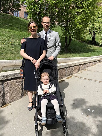 Familien Byrum og Gallups første 17. mai i Oslo. Familien Byrum og Gallups første 17. mai i Oslo.