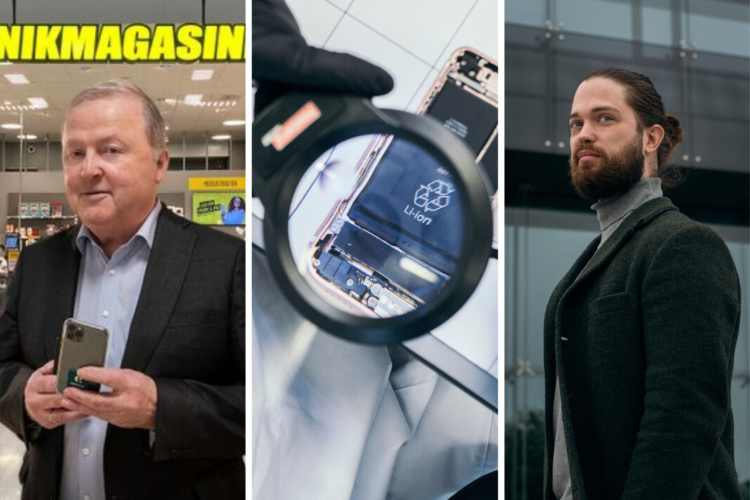 Øistein Eriksen (t.v.) i Release mener han fint kan konkurrere mot Swappie og gründer Sami Marttinen (t.h.). Øistein Eriksen (t.v.) i Release mener han fint kan konkurrere mot Swappie og gründer Sami Marttinen (t.h.).