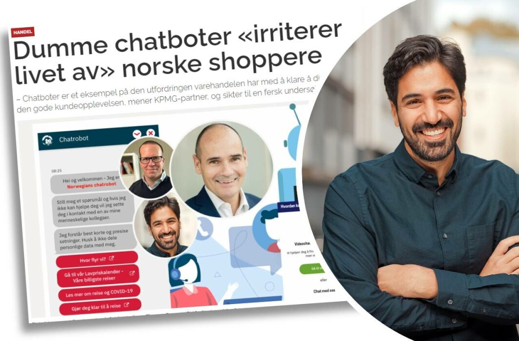 Gründer Arash Saidi i Kindly avviser at målet med chatboter er å helrobotisere kundeservice. Gründer Arash Saidi i Kindly avviser at målet med chatboter er å helrobotisere kundeservice.