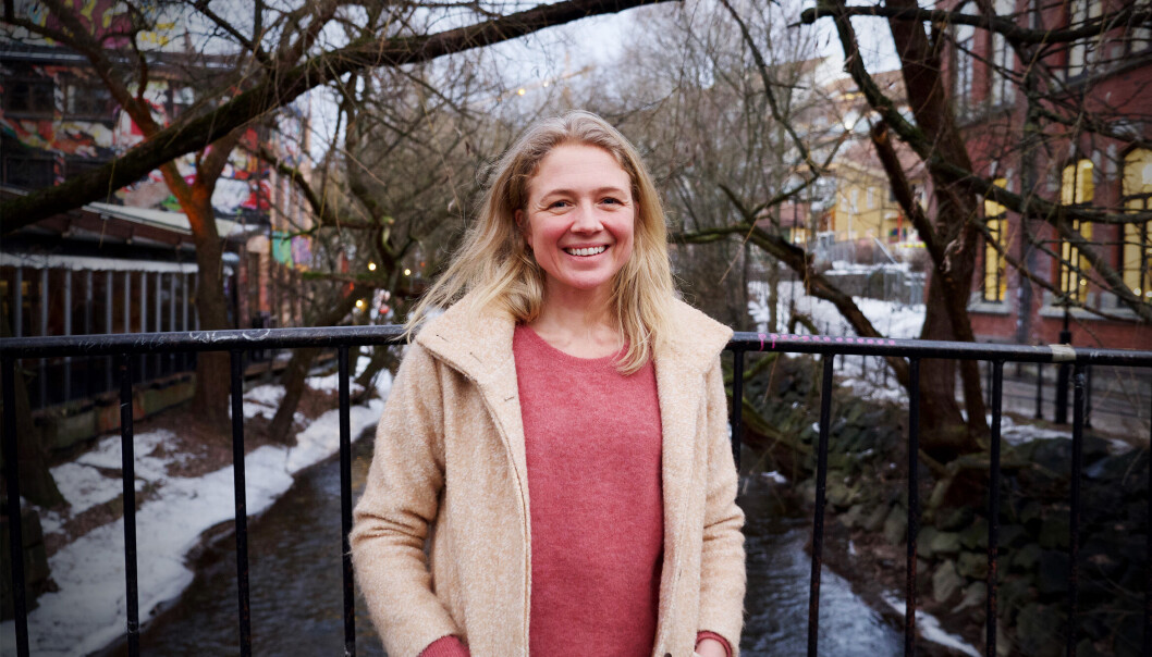 Gründer Jorunn Tyssø i Høine. Gründer Jorunn Tyssø i Høine.