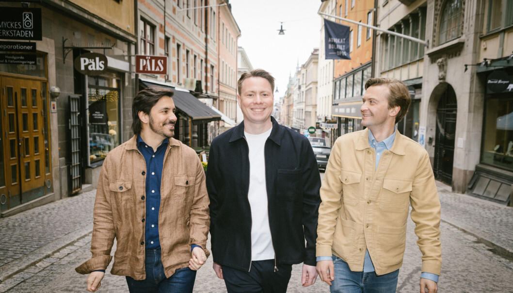 Anyfin ble grunnlagt i 2017 av Mikael Hussain (t.v.), Sven Perkmann og Filip Polhem. Anyfin ble grunnlagt i 2017 av Mikael Hussain (t.v.), Sven Perkmann og Filip Polhem.