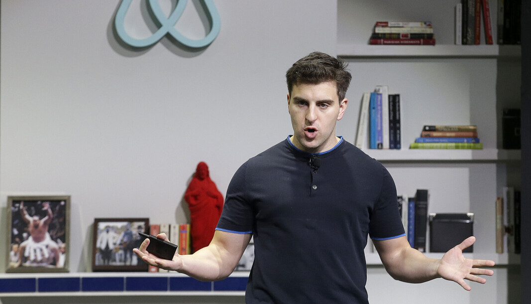 Medgründer og Airbnb-toppsjef Brian Chesky. Medgründer og Airbnb-toppsjef Brian Chesky.