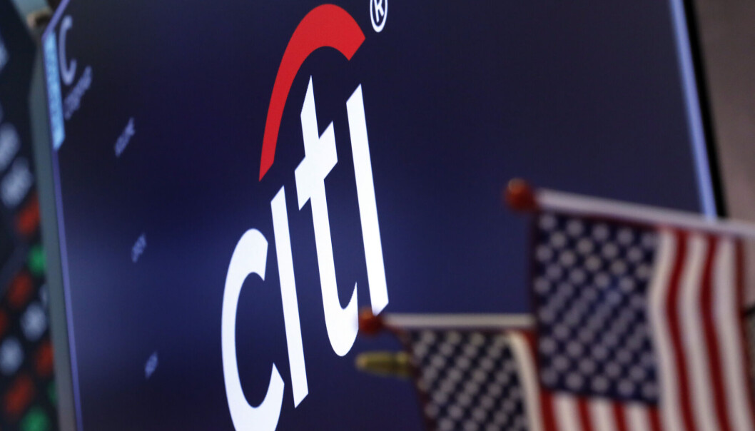 FILE - In this Feb. 8, 2019, file photo, the logo for Citigroup appears above a trading post on the floor of the New York Stock Exchange. Citigroup’s fourth-quarter profits rose by 15% from a year earlier, as the bank benefited from a boost in trading similar to its competitor JPMorgan Chase. Citi said Tuesday, Jan. 14, 2020, that bond trading revenues were up 49% from a year earlier, when a steep downfall in the last quarter of 2018 took its toll on all banks’ trading desks. (AP Photo/Richard Drew, File) FILE - In this Feb. 8, 2019, file photo, the logo for Citigroup appears above a trading post on the floor of the New York Stock Exchange. Citigroup’s fourth-quarter profits rose by 15% from a year earlier, as the bank benefited from a boost in trading similar to its competitor JPMorgan Chase. Citi said Tuesday, Jan. 14, 2020, that bond trading revenues were up 49% from a year earlier, when a steep downfall in the last quarter of 2018 took its toll on all banks’ trading desks. (AP Photo/Richard Drew, File)
