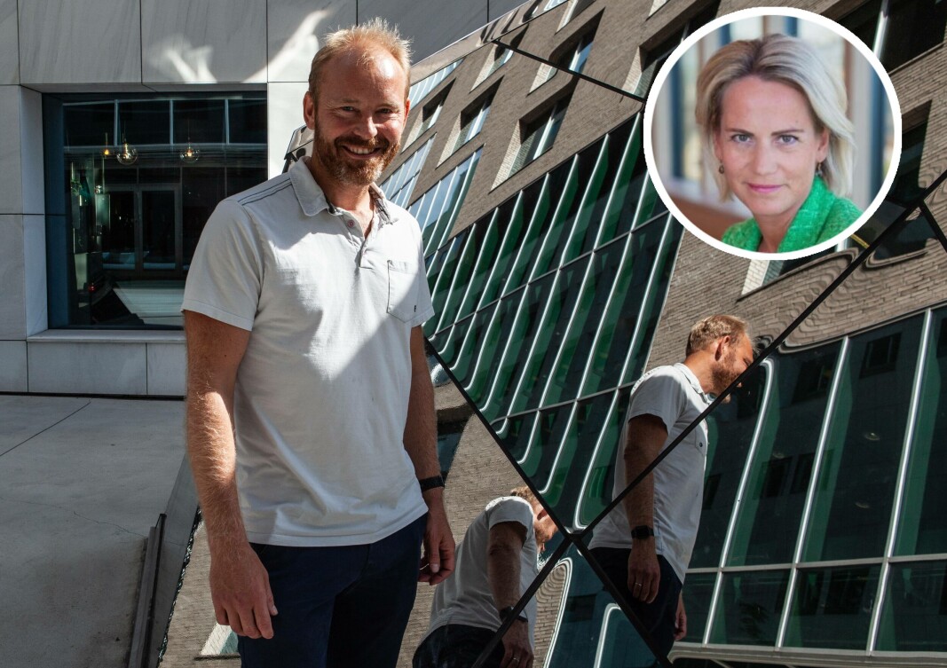 Nye samarbeidspartnerne. Halvor Lande i Aprila og Marianne Bakke i Sparebank 1 SR-Bank Nye samarbeidspartnerne. Halvor Lande i Aprila og Marianne Bakke i Sparebank 1 SR-Bank