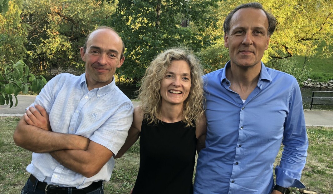 Gründer-trio: Magnus Kirkerud, Marit Wetterhus og Aage Thorsen står bak den digitale CFO-en Capassa.