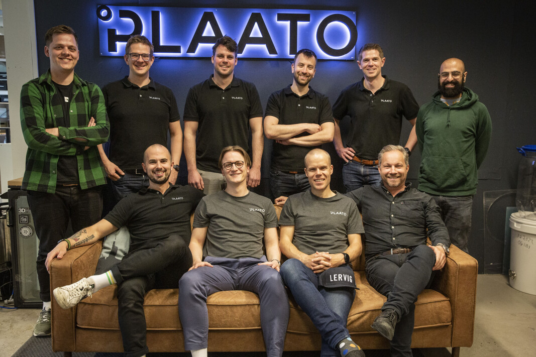 Teamet i Plaato har vokst fra fire til 17 på et drøyt år. Teamet i Plaato har vokst fra fire til 17 på et drøyt år.