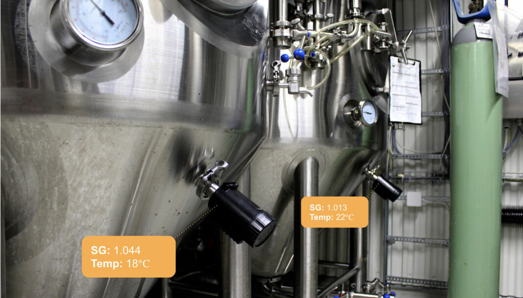 Sensorene til Plaato i bruk hos det amerikanske håndverksbryggeriet Hopsized Brewing Company.