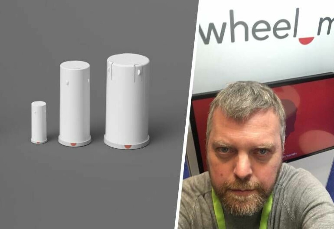 Med en selfie fra teknologimessen CES fra 2018, takker gründer Atle Timenes for seg som sjef i Wheel.me.