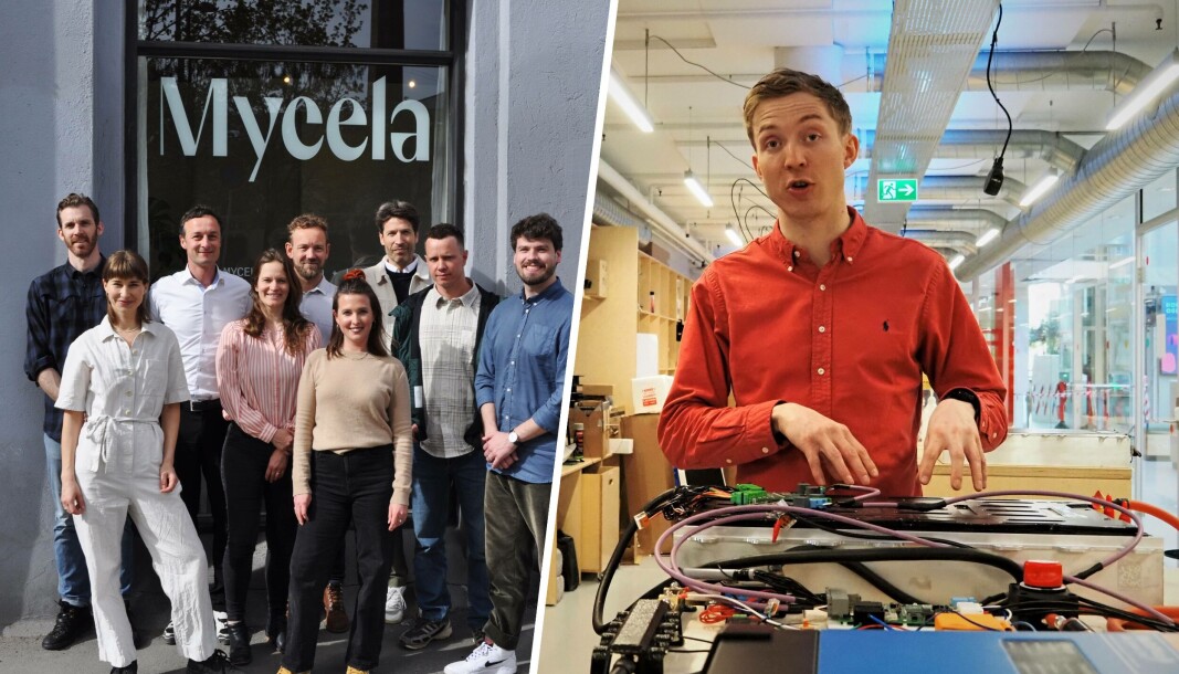 Biotech-startupen Mycela fikk et oppstartstilskudd på over en halv millioner kroner. Evyon-gründer Jørgen Erdal (til høyre) fikk 10,8 millioner kroner til sin elbil-batteri-satsing via miljøteknologi-ordningen. Se full oversikt over hvilke selskaper som mottok støtte. Biotech-startupen Mycela fikk et oppstartstilskudd på over en halv millioner kroner. Evyon-gründer Jørgen Erdal (til høyre) fikk 10,8 millioner kroner til sin elbil-batteri-satsing via miljøteknologi-ordningen. Se full oversikt over hvilke selskaper som mottok støtte.