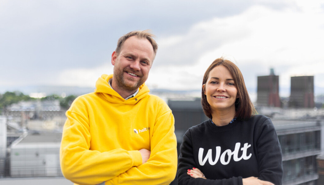 Helthjem-sjef Anders Lunde Angen og Wolt-sjef Elisabeth Stenersen, lanserer ny fellestjeneste i midten av juni. Helthjem-sjef Anders Lunde Angen og Wolt-sjef Elisabeth Stenersen, lanserer ny fellestjeneste i midten av juni.
