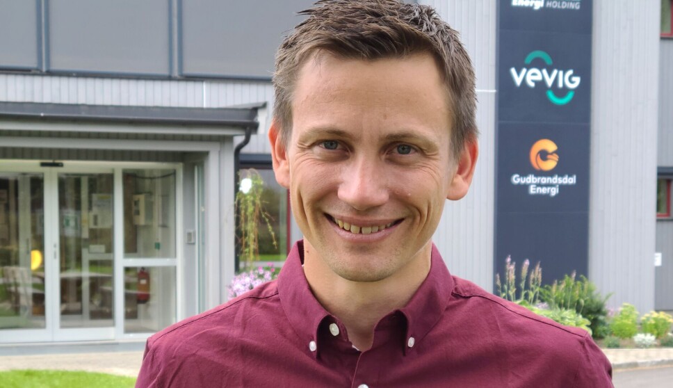 Marius Røed Sveipe, daglig leder i Gudbrandsdal Energi