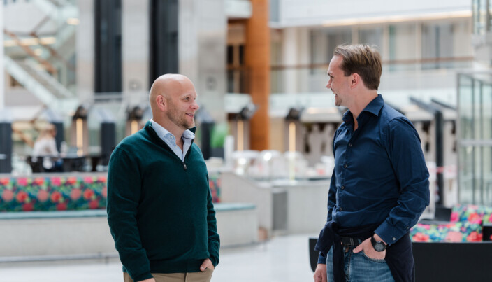 CEO André Fenger og COO Fabian Damhaug CEO André Fenger og COO Fabian Damhaug