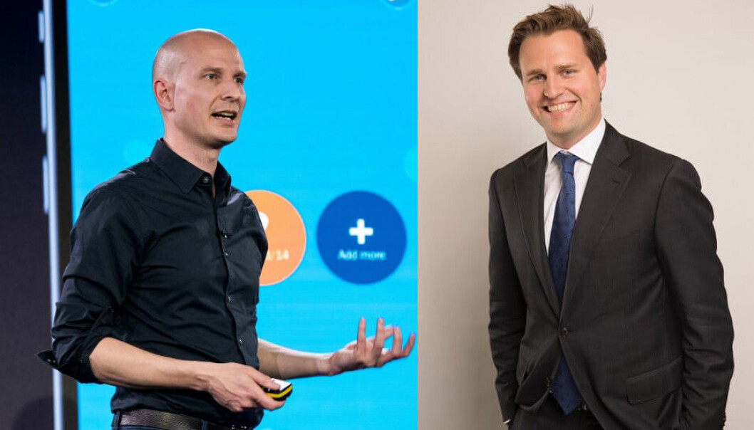 Edgeir V. Aksnes i Tibber og Herman Korsgaard i Altor Edgeir V. Aksnes i Tibber og Herman Korsgaard i Altor