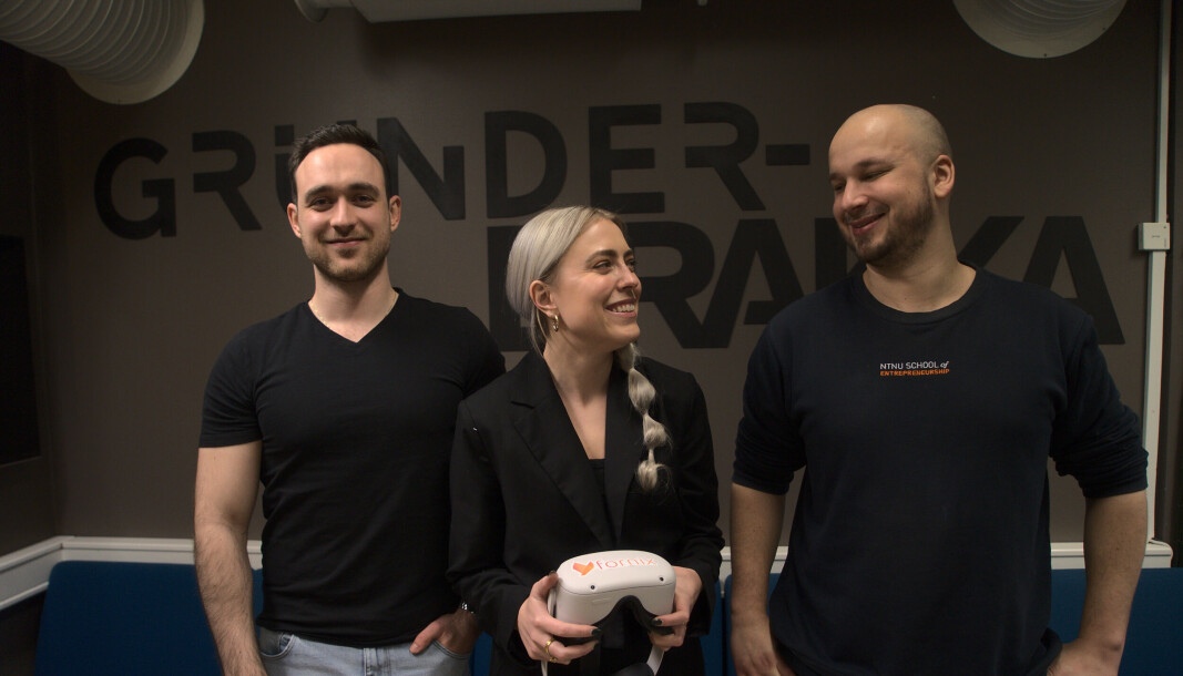Co-CEO & Co-Founder Markus Haraldseid, Chief Clinical Officer Elise Rimer og Co-CEO & Co-Founder Viktor Munch Akse Co-CEO & Co-Founder Markus Haraldseid, Chief Clinical Officer Elise Rimer og Co-CEO & Co-Founder Viktor Munch Akse