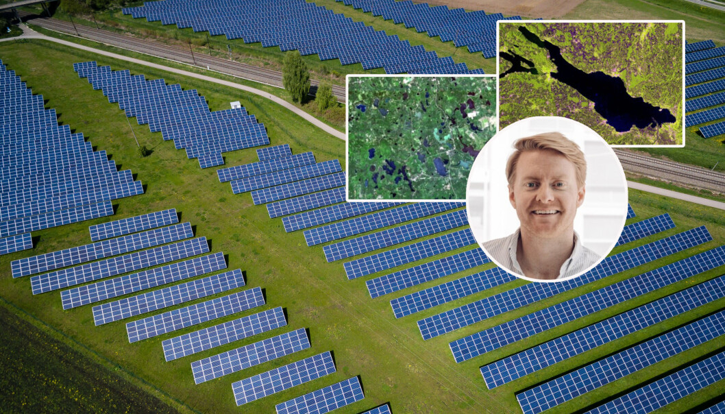 Even Kvelland og Glint Solar finner egnede områder for solceller. Nå spår de utbygging i Norge. Even Kvelland og Glint Solar finner egnede områder for solceller. Nå spår de utbygging i Norge.