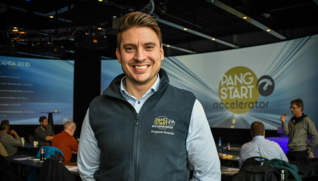 Lorenzo Ruscelli under akseleratorprogrammet til Smart Innovation Norway, som tidligere het Pangstart, men som nå heter Launchpad Smart Innovation Norway Lorenzo Ruscelli under akseleratorprogrammet til Smart Innovation Norway, som tidligere het Pangstart, men som nå heter Launchpad Smart Innovation Norway