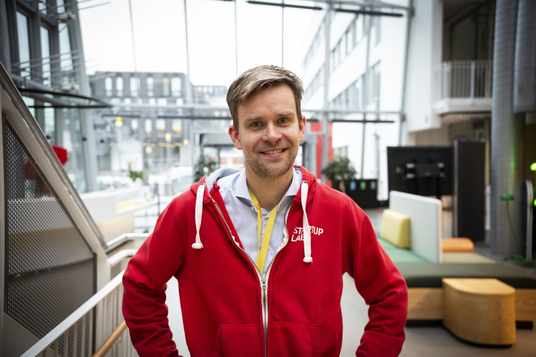 Gisle Østereng i Startuplab med gode råd til gründere i krisetider. Gisle Østereng i Startuplab med gode råd til gründere i krisetider.